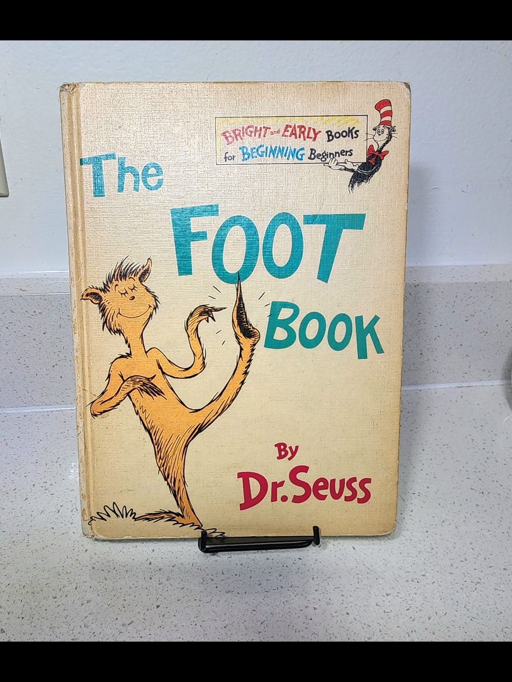 Vintage 1968 Dr. Seuss The Foot Book Classic Childrens Book